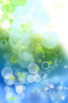 Abstract blue and green tone background