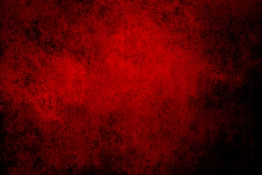 Red grunge textured wall. Copy space