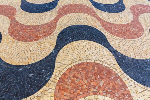 Alicante la Explanada de Espana mosaic of marble tiles flooring in Spain