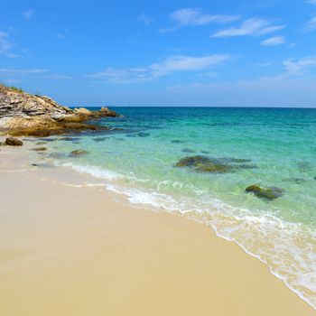 nature scene tropical beach and sea in koh samed island Thailand 
