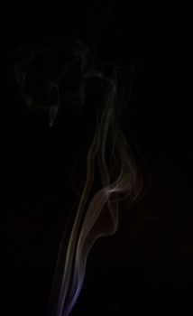 Abstract colored smoke movable shot closeup backdrop