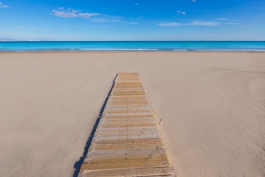 Alicante San Juan beach beautiful Mediterranean sea at Spain valencian Community