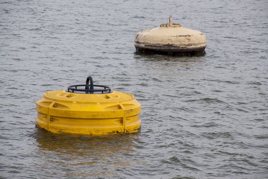 buoy, anchor in Rotterdam port