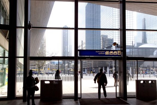 Entrance of the new Central Station in Rotterdam