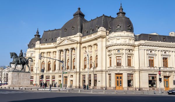 The Central University Library of Bucharest is a library in central Bucharest, located across the street from the National Museum of Art of Romania.