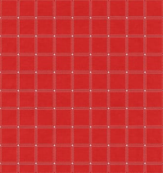 Stitch pattern on fabric texture background