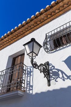 Altea old village in white whitewashed typical Mediterranean at Alicante Spain