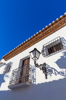 Altea old village in white whitewashed typical Mediterranean at Alicante Spain