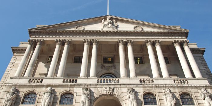 The historical building of the Bank of England, London, UK