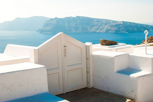 Oia Santorini Greece famous with romantic and beautiful sunsets