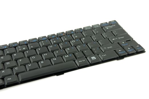 picture of a computer keyboard showing the individual keys 