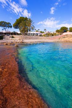 Moraira Cala Andrago beach in Teulada Alicante at Mediterranean Spain