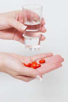 Pills in the hand