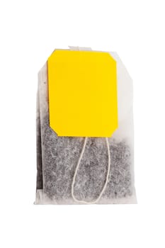 Tea in bags on a white background