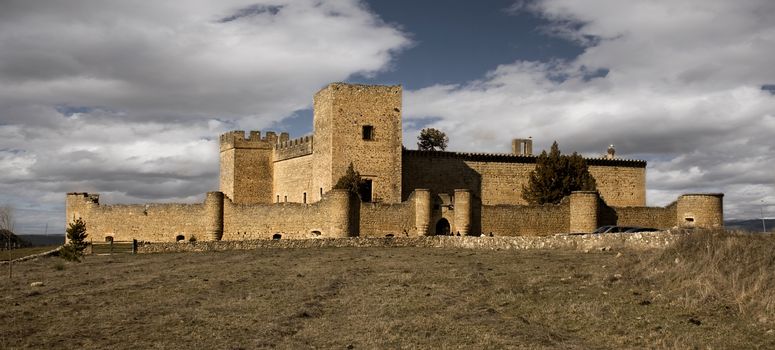 Photography Pedraza Castle in Segovia, Spain.