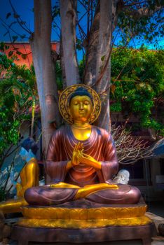 Thai style buddist temple