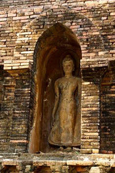 ruin pagoda at Chiangsean,Thailand