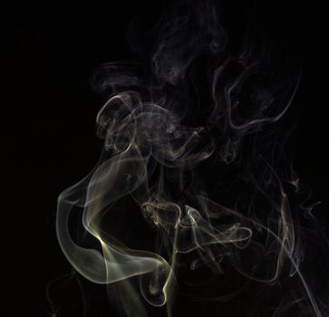 Abstract colored smoke movable shot closeup backdrop