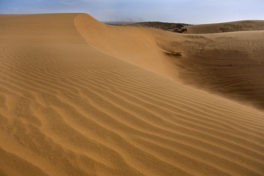 Red sand dune in Mui ne, Vietnam