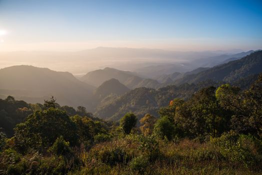 view point , doi angkhang , chiangmai , thailand