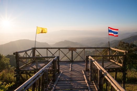 View point , doi angkhang , chiangmai , thailand