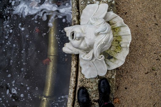 Ornamental fountains of the Palace of Aranjuez, Madrid, Spain