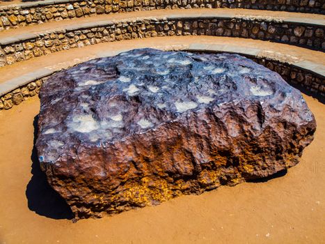 Hoba meteorite - the biggest meteorite on Earth