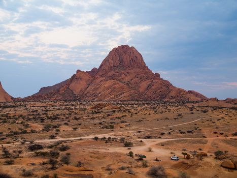 Morning at Spitzkoppe hill (Namibia)