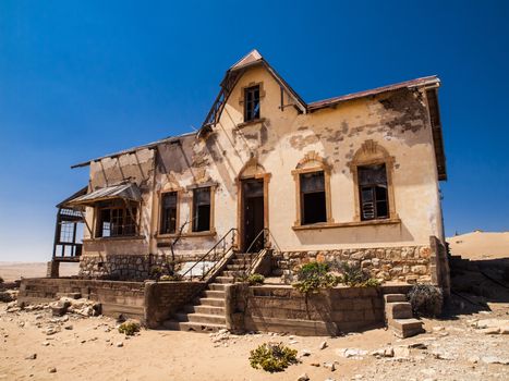 Quartermaster's house in Kolmanskop ghost town (Namibia)