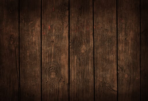 Very old dark wooden background or texture