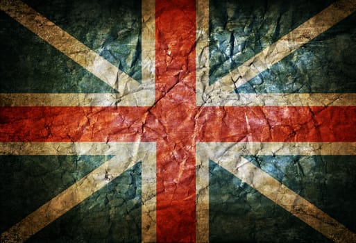 Grunge dirty England flag