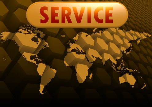 Service world map