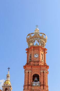 View of Our Lady of Guadalupe Cathedral, Puerto Vallarta, Mexico
