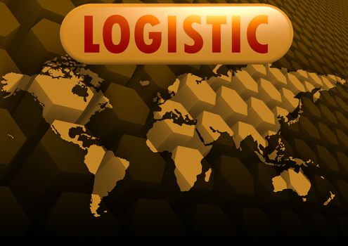 Logistic world map