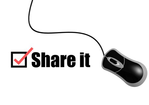 Share it with mouse