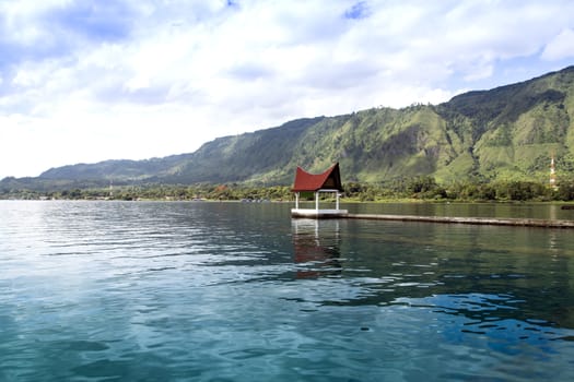 Batak Gazebo. Samosir Island North Sumatra, Indonesia.