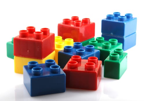 plastic building blocks