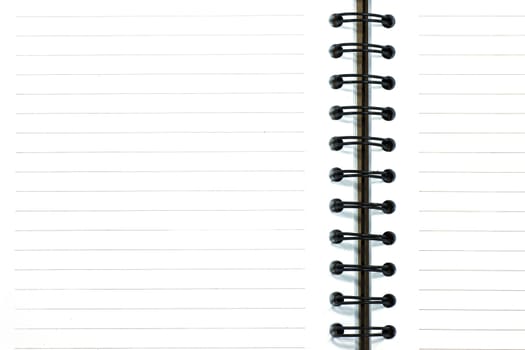 The Blank of notebook