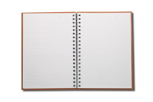 Blank NoteBook open two face