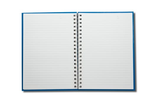 Blank NoteBook open two face