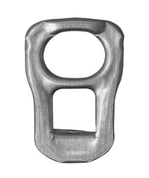 ring pull isolated on a white background