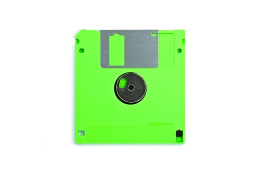 Diskette isolated on white background