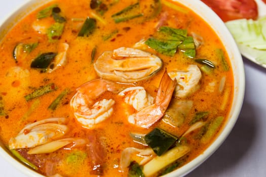 Thai popular food menu