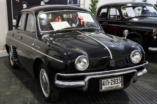 BANGKOK - JUNE 22 Sedan 4-door, Renault Dauphine 1960 , 845 CC , on display at The 36th Bangkok Vintage Car Concours on June 22, 2012 in Bangkok, Thailand