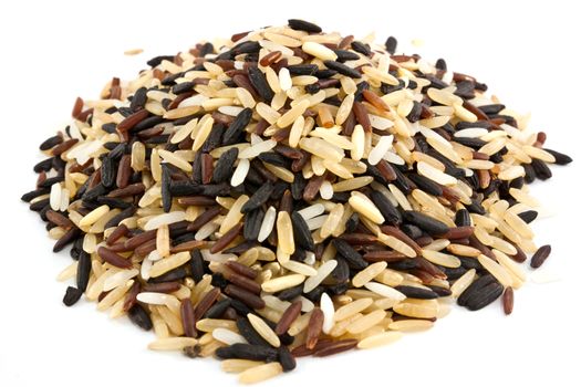 rice blend isolated on white