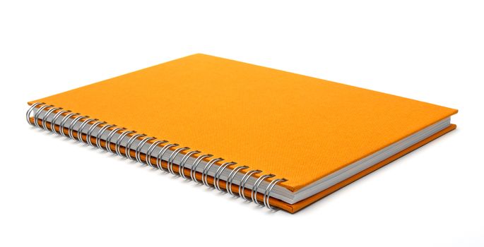 cover of notebook isolated on white background