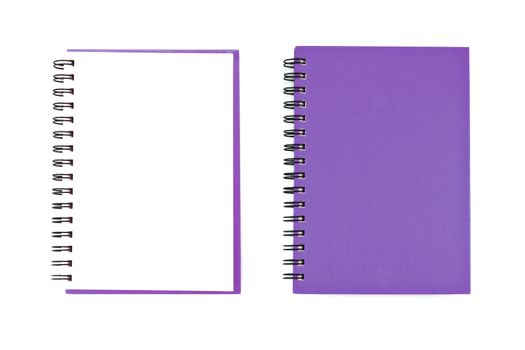 Blank NoteBook open two face