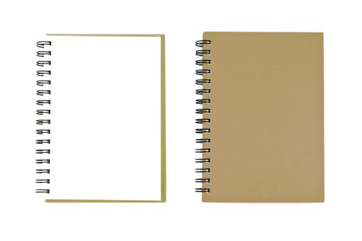 Blank NoteBook open two face