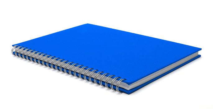 cover of notebook isolated on white background