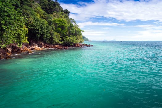 Kho Ngai island in Trang, Thailand